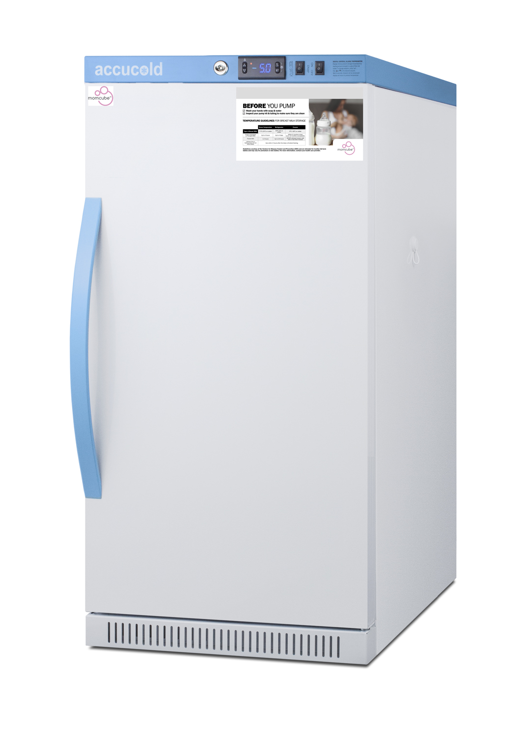 Performance Series 2.47 cu.ft. ADA height purpose-built MOMCUBE breast milk freezer